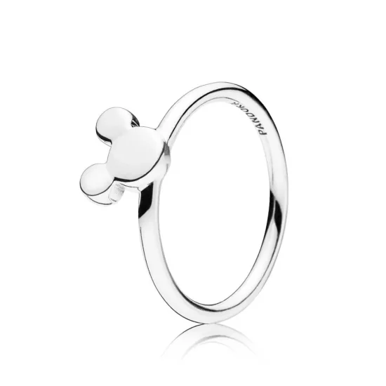 (kuva) Disney, Mickey Silhouette Ring - 197508 - Sormukset | PANDORA