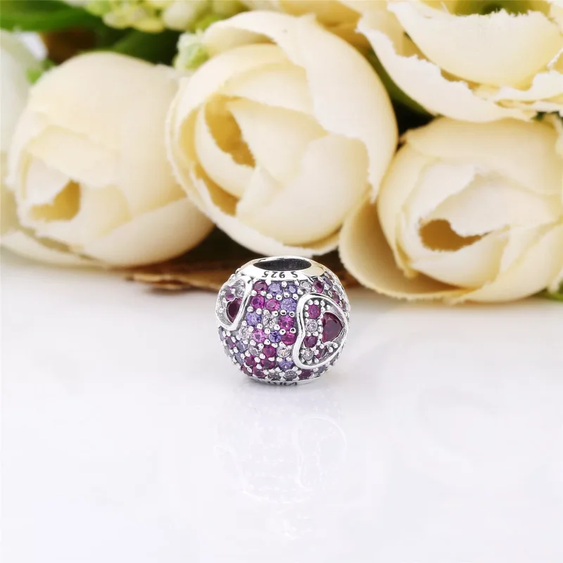 (kuva) Asymmetric Hearts of Love Charm - 797826CZRMX - Helat | PANDORA - Näytä 4