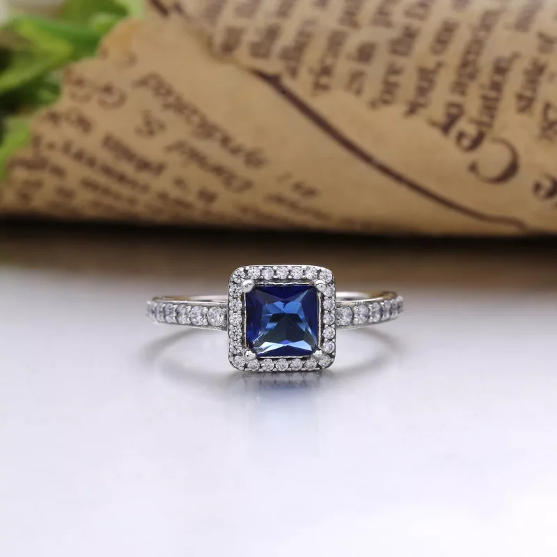 (kuva) Blue Timeless Elegance, ring - 190947NBT - Sormukset | PANDORA - Näytä 2