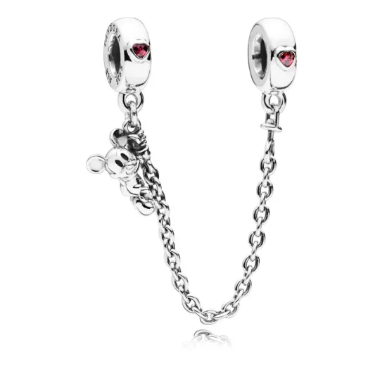 (kuva) Disney, Climbing Mickey Safety Chain - 797173CZR - Helat | PANDORA