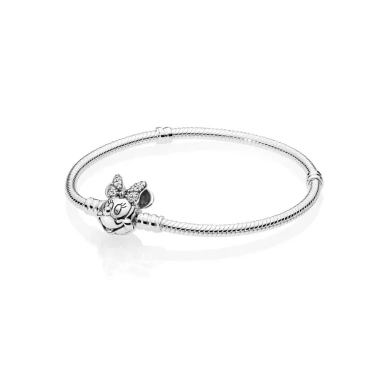 (kuva) Disney, Moments Shimmering Minnie Portrait Bracelet - 597770CZ - Rannekorut | PANDORA