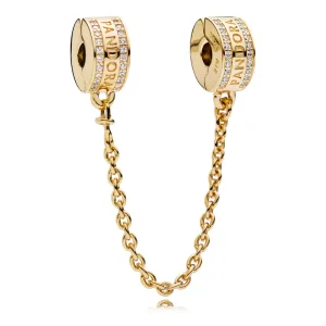 (kuva) PANDORA Logo Safety Chain - 767027CZ - Helat | PANDORA