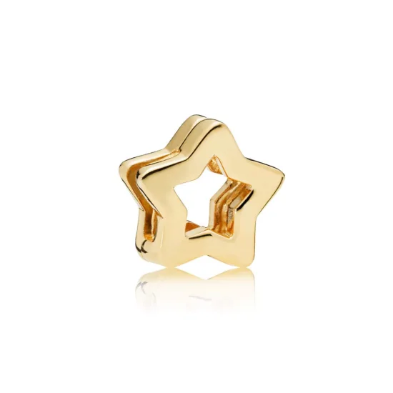 (kuva) PANDORA Reflexions Sleek Star Clip Charm - 767544 - Helat | PANDORA