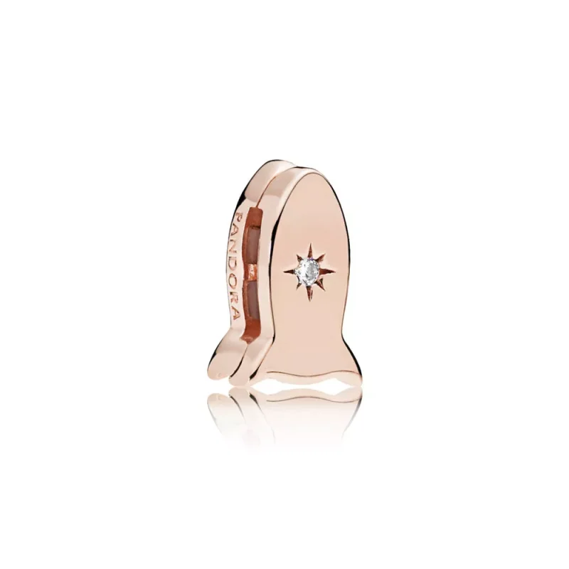 (kuva) PANDORA Reflexions Space Rocket Clip Charm - 787566CZ - Helat | PANDORA