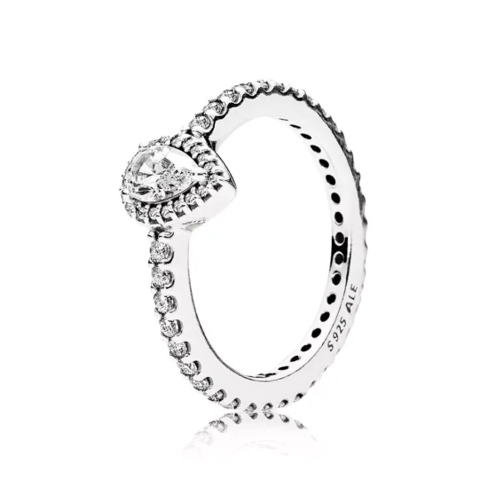 (kuva) Radiant Teardrop Ring - 196254CZ - Sormukset | PANDORA