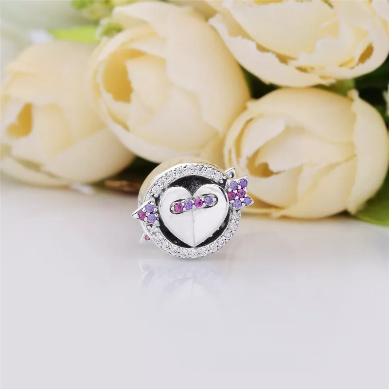 (kuva) Sparkling Arrow and Heart Charm - 797827CZMX - Helat | PANDORA - Näytä 2