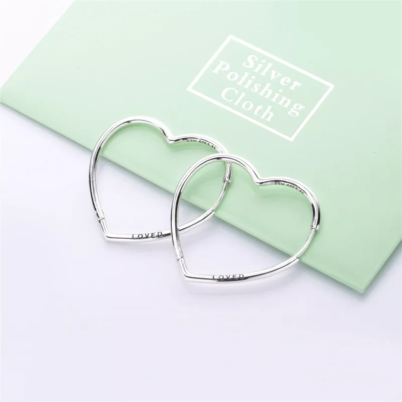 (kuva) Asymmetric Hearts of Love Korvarenkaat - 297822 - Korvakorut | PANDORA - Näytä 2