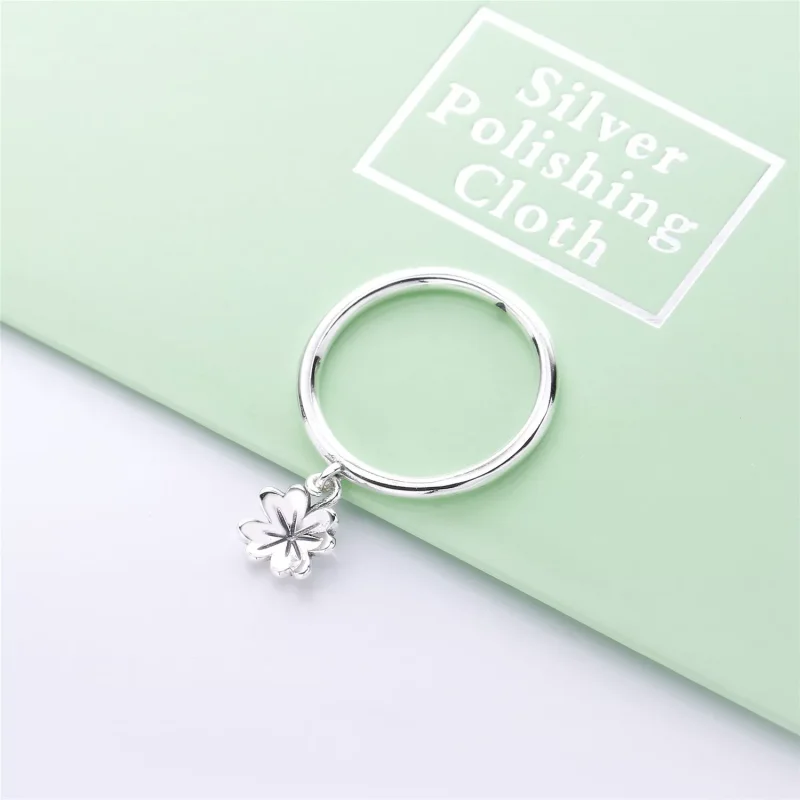 (kuva) Dangling Clover Ring - 197938 - Sormukset | PANDORA - Näytä 3