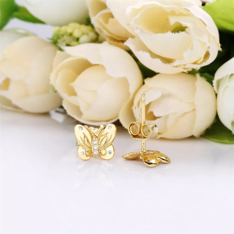 (kuva) Decorative Butterflies Nappikorvakorut - 267921CZ - Korvakorut | PANDORA - Näytä 4