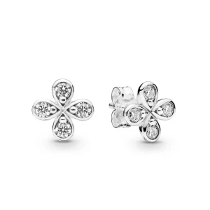 (kuva) Four-Petal Flowers Nappikorvakorut - 297968CZ - Korvakorut | PANDORA
