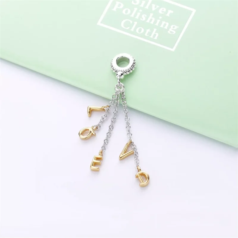 (kuva) Love Script Pendant Charm - 767831 - Helat | PANDORA - Näytä 3