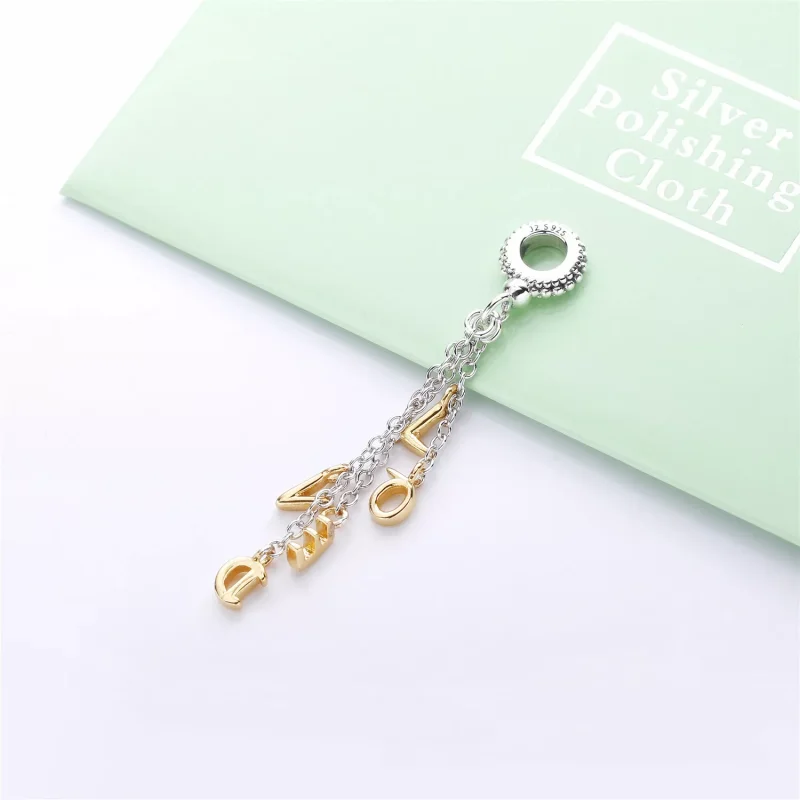 (kuva) Love Script Pendant Charm - 767831 - Helat | PANDORA - Näytä 4