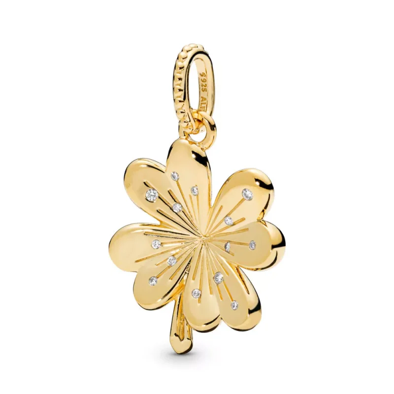 (kuva) Lucky Four-Leaf Clover Pendant - 367935CZ - Kaulakorut ja riipukset | PANDORA