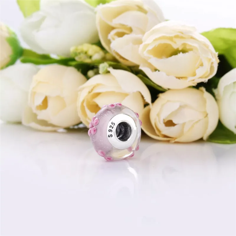 (kuva) Pink Flower Glass Murano Charm - 797901 - Helat | PANDORA - Näytä 3