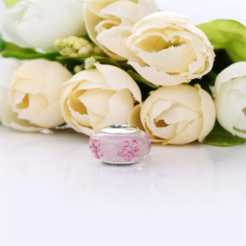 (kuva) Pink Flower Glass Murano Charm - 797901 - Helat | PANDORA - Näytä 4