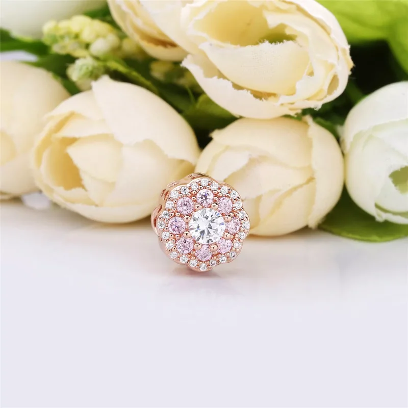 (kuva) Pink Sparkle Flower Charm - 787851NPM - Helat | PANDORA - Näytä 2