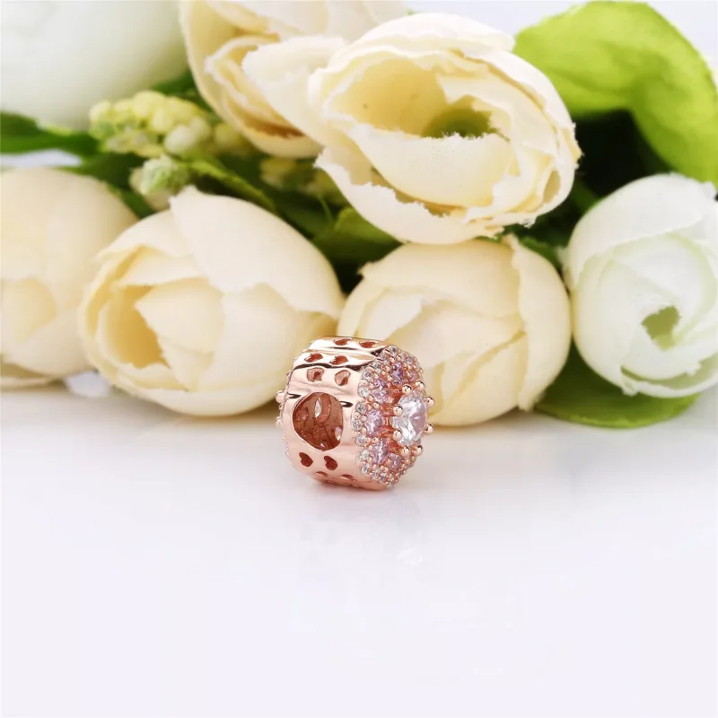 (kuva) Pink Sparkle Flower Charm - 787851NPM - Helat | PANDORA - Näytä 3
