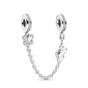 (kuva) Pandora Decorative Butterflies turvaketju 797865CZ