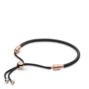 (kuva) Pandora Moments Leather Slider Bracelet