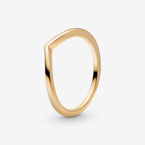 (kuva) PANDORA Polished Shine Wishbone -sormus - 166314