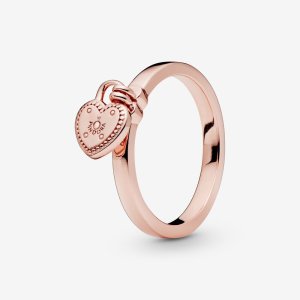 (kuva) PANDORA Sydämenmuotoinen Lukkorengas - 186571
