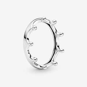(kuva) Pandora Kiillotettu Kruunusormus Sterling-hopea - 198599C00