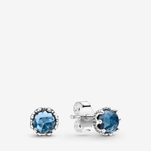 (kuva) Pandora Blue Sparkling Crown Korvakorut 298311NMB - 298311NMB