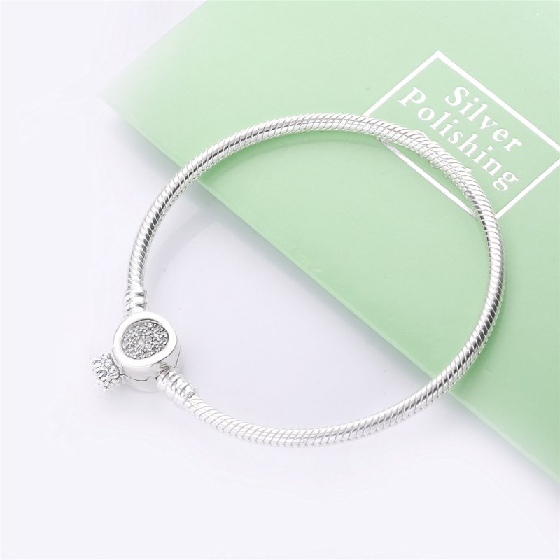 (kuva) Pandora Moments Crown O -solmukehäsääruke - 598286CZ - Näytä 2