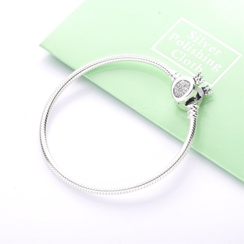 (kuva) Pandora Moments Crown O -solmukehäsääruke - 598286CZ - Näytä 3