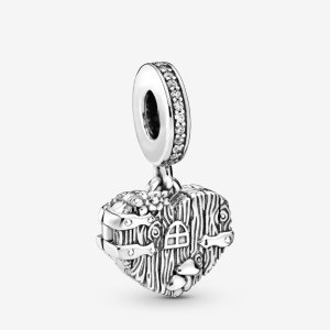 (kuva) PANDORA Home Sweet Heart - Ripustin Charm - 798284CZ