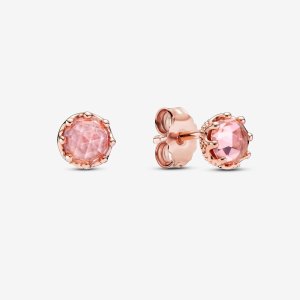 (kuva) PANDORA Pink Sparkling Crown -korvakorut - 288311C01