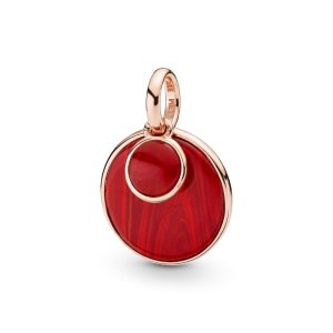(kuva) PANDORA Punainen Muranon lasi -riipus - 388148RMU