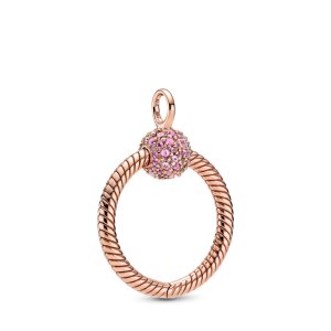 (kuva) Pandora Moments Small Pavé O -riipus - 389097C01