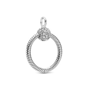 (kuva) Pandora Moments Small Pavé O -riipus - 399097C01