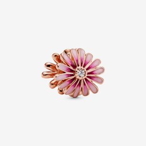 (kuva) PANDORA Pink Daisy Flower Charm - 788775C01