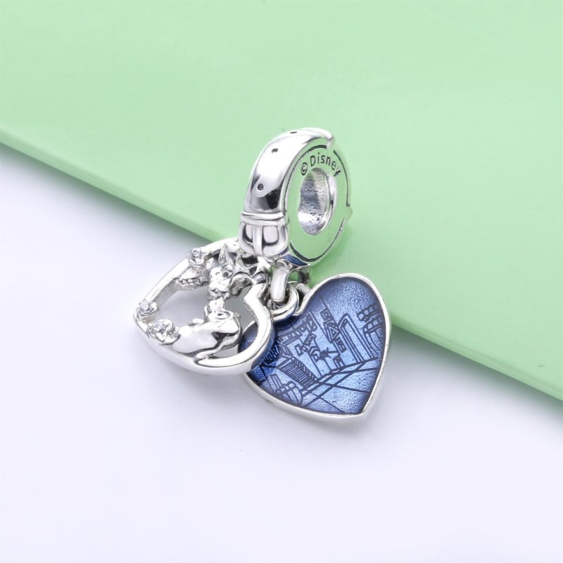 (kuva) PANDORA Disney Lady and Tramp -sydänriipus - 798634C01 - Näytä 2