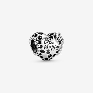 (kuva) PANDORA Bee Happy Honeycomb Heart Charm - 798769C00