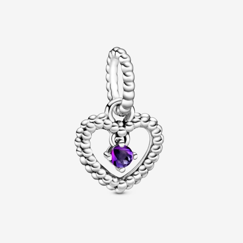 (kuva) PANDORA Purppura Helmenkorvaholkki - 798854C03