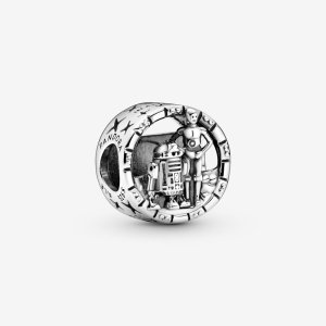 (kuva) PANDORA Star Wars C-3PO ja R2-D2 -avokuvioinen riipus - 799245C00