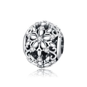 (kuva) Pandora-tyylinen Avokuviollinen Lumihiutale - Charm - SCC1651