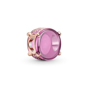 (kuva) PANDORA Pinkki Ovaali Kaiverrus Charm - 789309C02