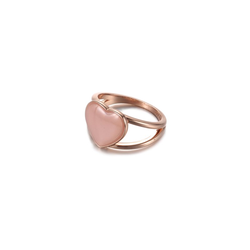 (kuva) PANDORA Pink Swirl Heart Statement Ring - 189263C01 - Näytä 2