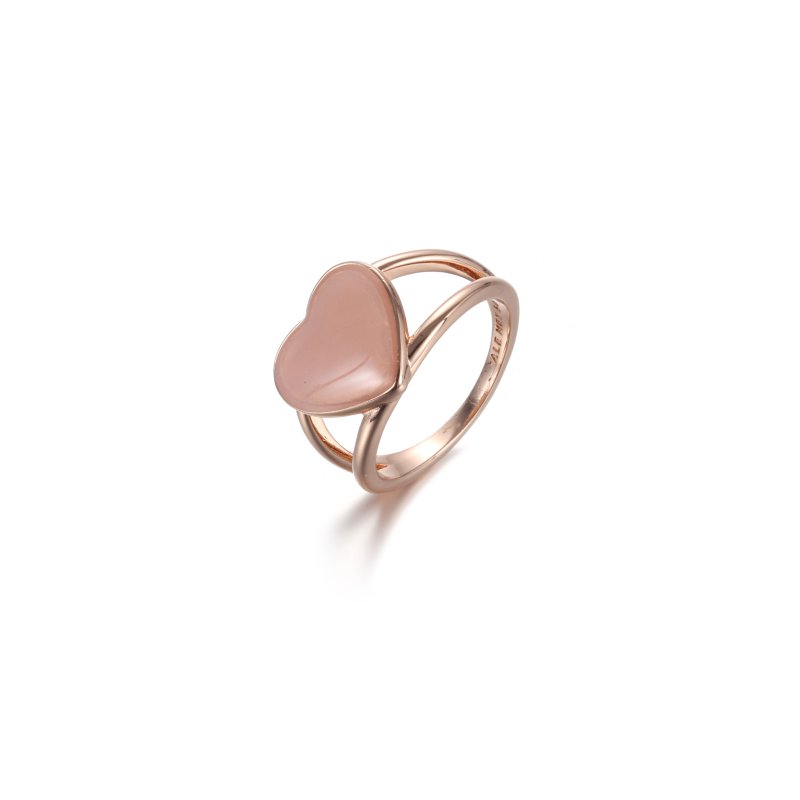 (kuva) PANDORA Pink Swirl Heart Statement Ring - 189263C01 - Näytä 4