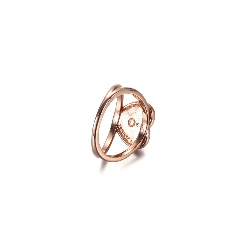 (kuva) PANDORA Pink Swirl Heart Statement Ring - 189263C01 - Näytä 5