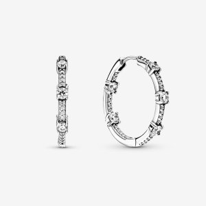 (kuva) PANDORA Sparkling Pavé Bars -korvarenkaat - 290043C01