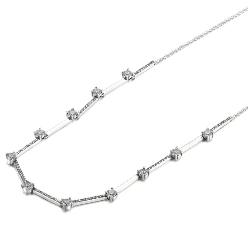 (kuva) PANDORA Sparkling Pavé Collier Bars -kaulakoru - 390059C01 - Näytä 2