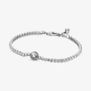 (kuva) PANDORA Sparkling Halo Tennis Ranneke - 599416C01