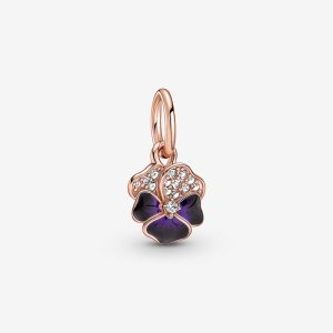 (kuva) PANDORA Syvä Purppura Orvokki Koru - 780776C01