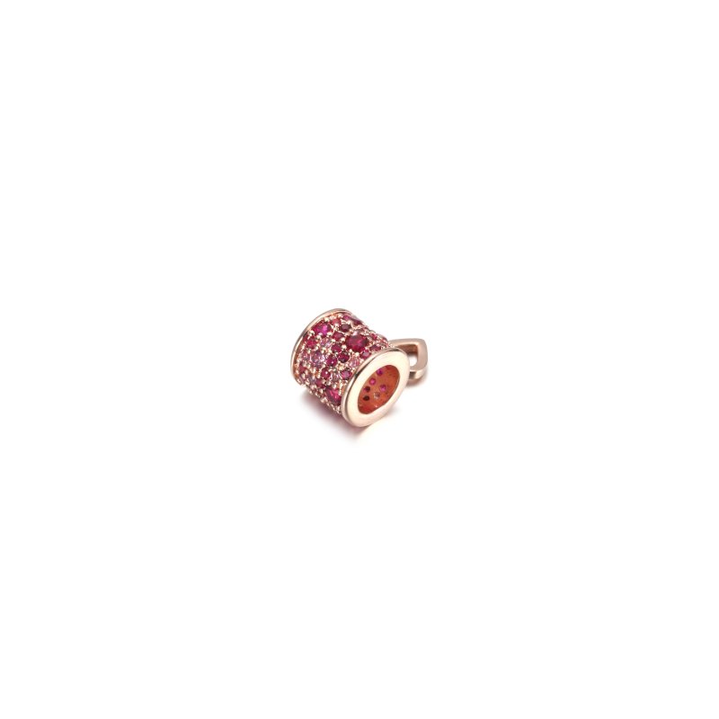 (kuva) PANDORA Pavé Freehand Heart Barrel Charm - 789548C01 - Näytä 3
