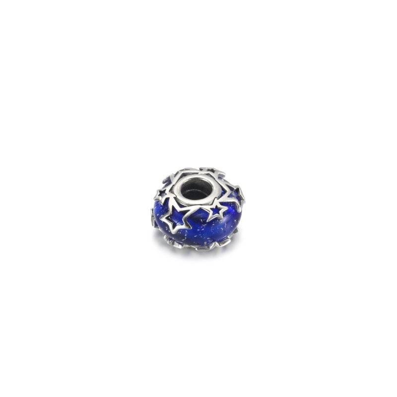 (kuva) PANDORA Galaxy Blue & Star Murano -riipus - 790015C00 - Näytä 4